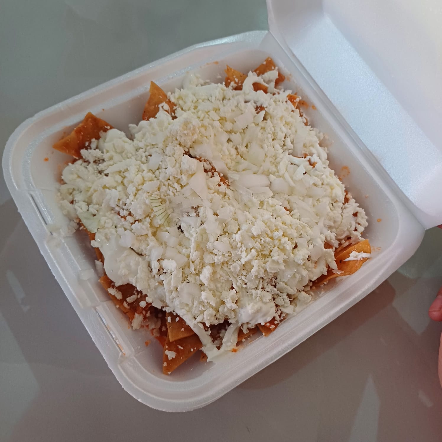 Chilaquiles con o sin pollo