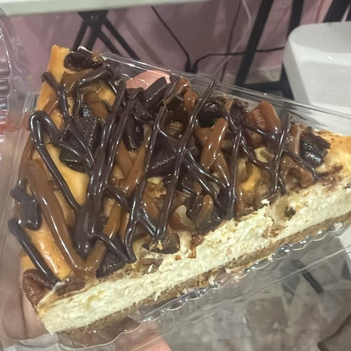Chesscake de chispas con chocolate