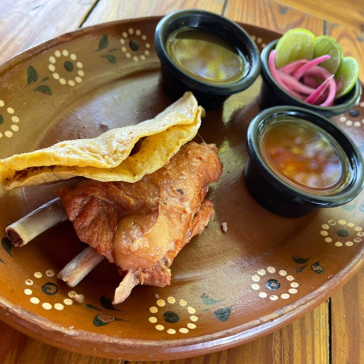 Taco Dorado Ahogado (Costilla)