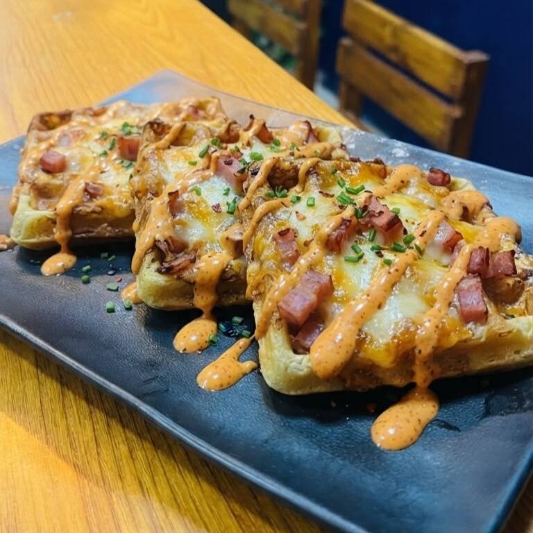 WAFLES SALADOS (3 PIEZAS)