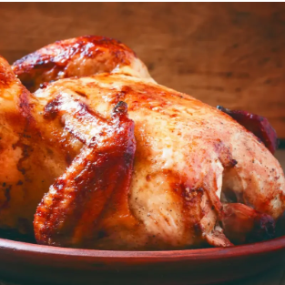 Frango assado (APROX. 1,5 KG) COM MAIS BATATAS