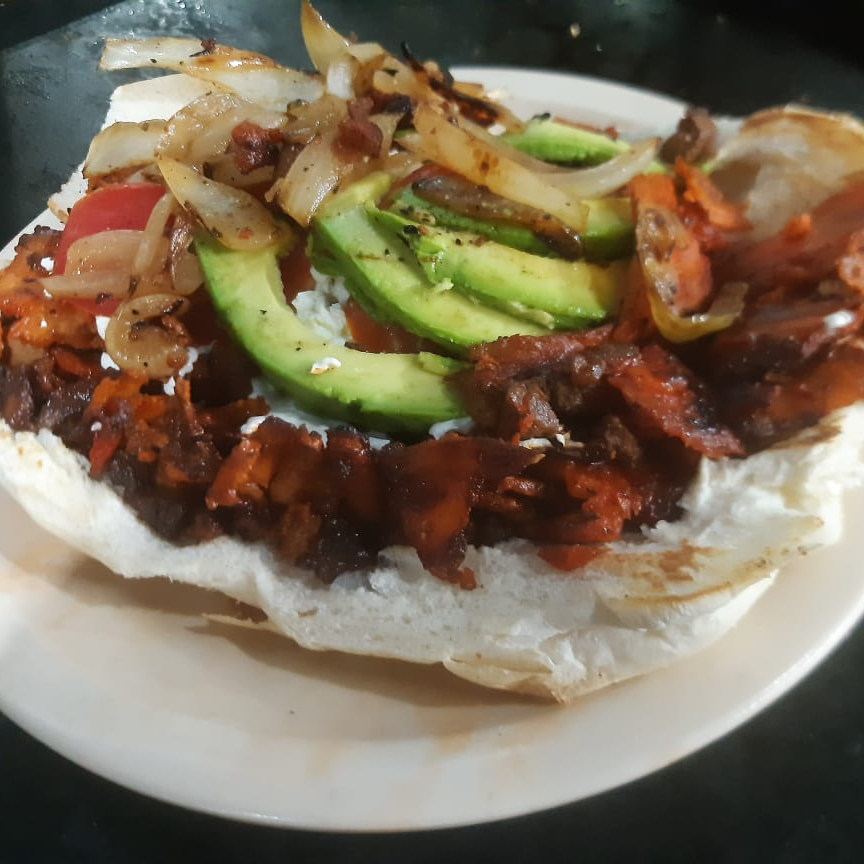 Torta Mixta (pastor y fajita)