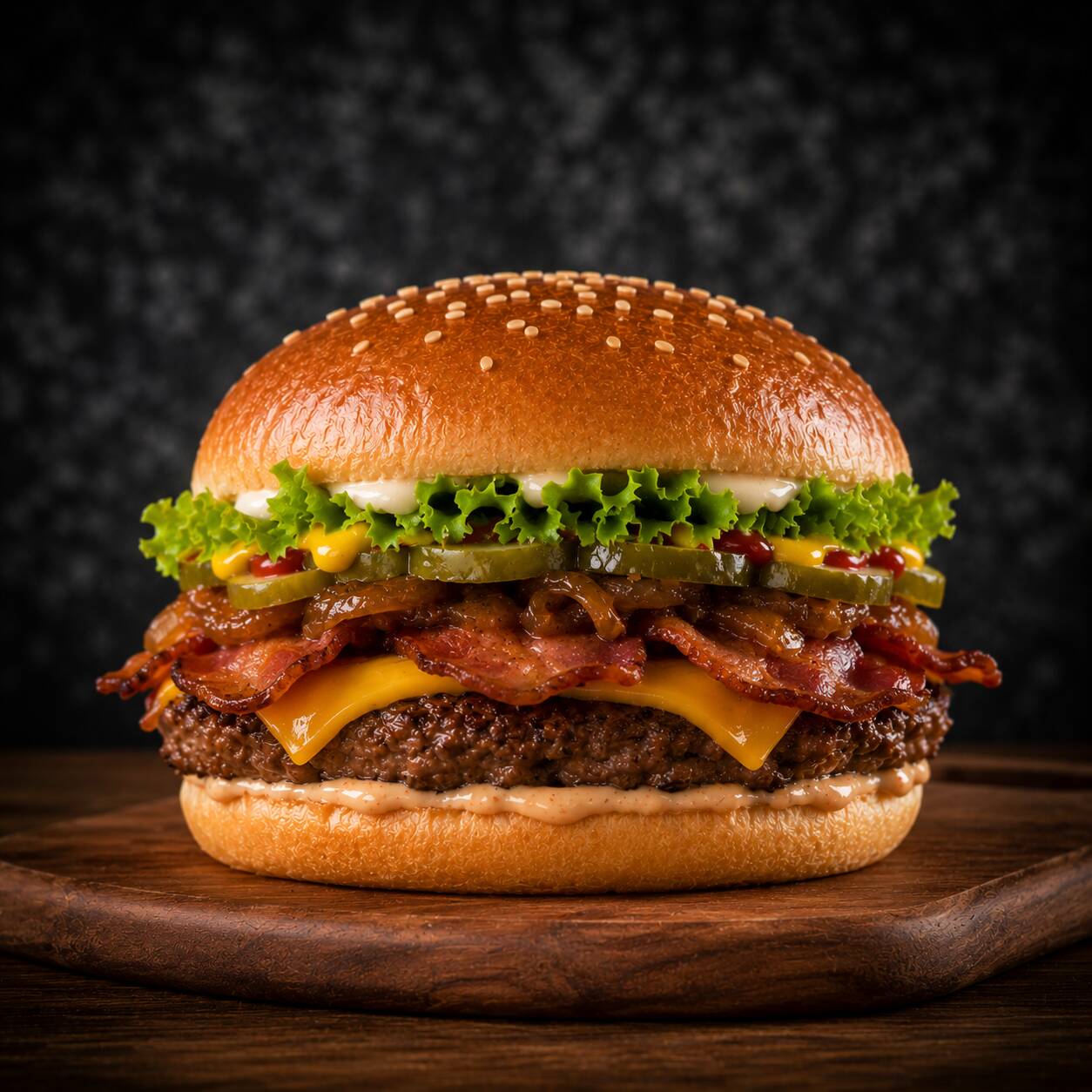 Hamburguesa Premium Tocino