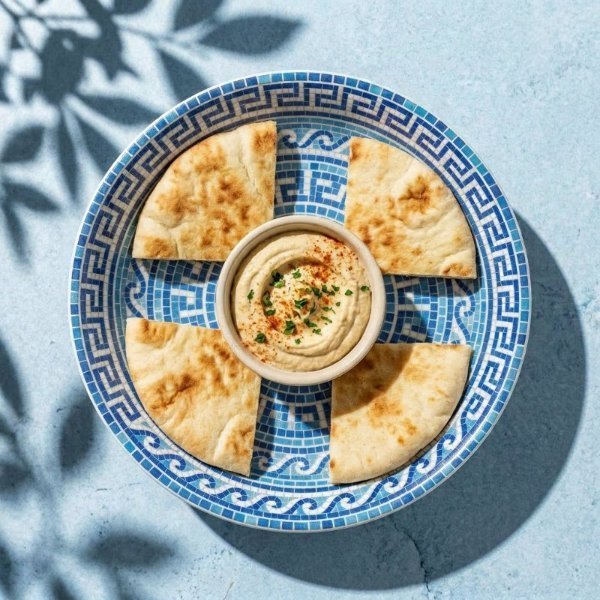 Pita con Hummus