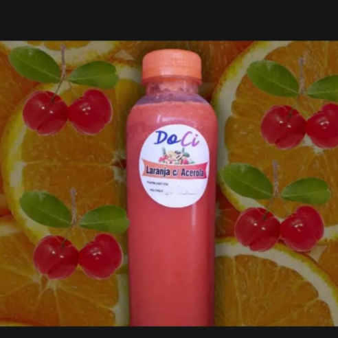 Suco feito 100% de Frutas Frescas