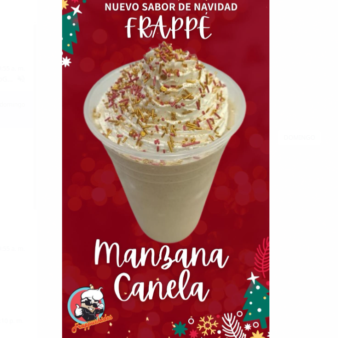 Frappe Manzana-canela
