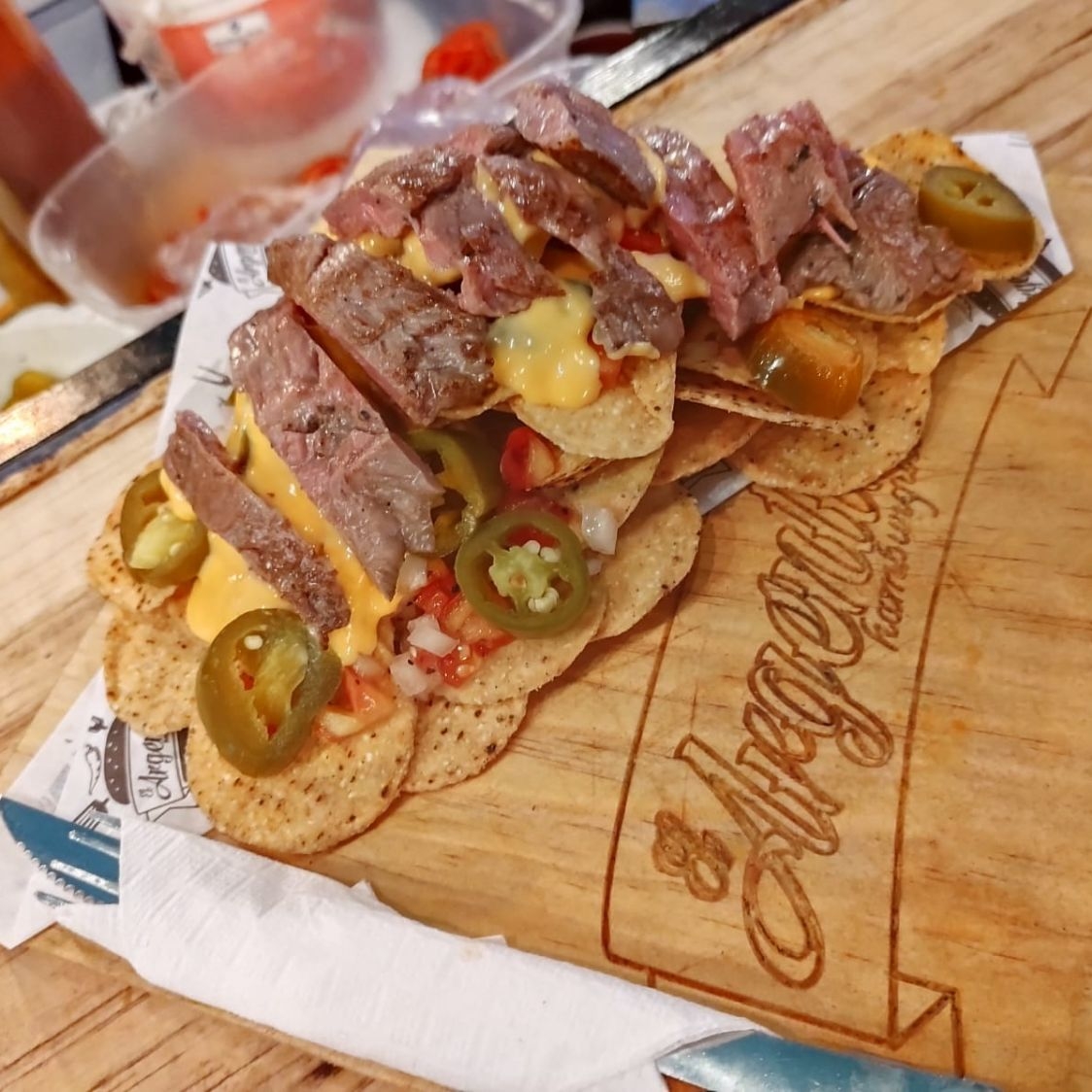 Nachos con Arrachera
