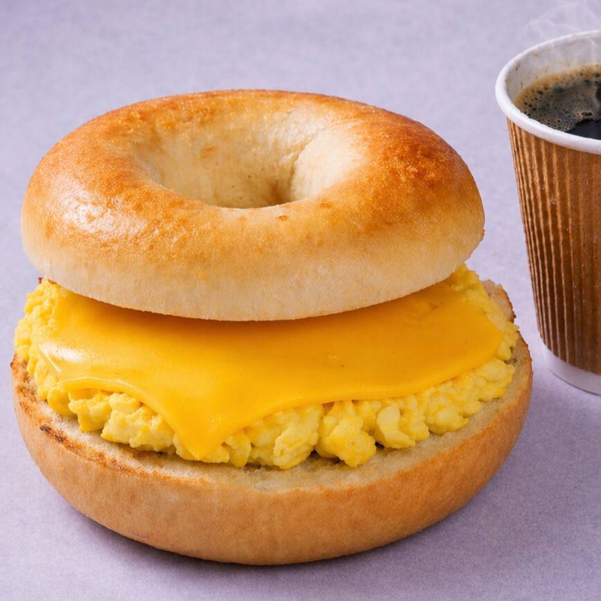 Bagel Huevo y Queso