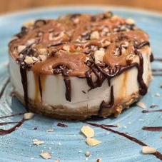 Cheesecake Vegano de Arequipe de Almend