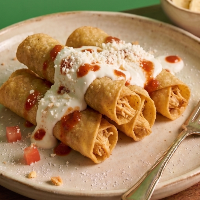Tacos Dorados 4 Pzas