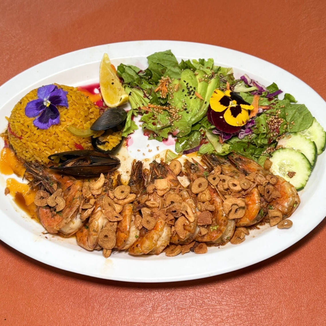 Camarones al Mojo de Ajo