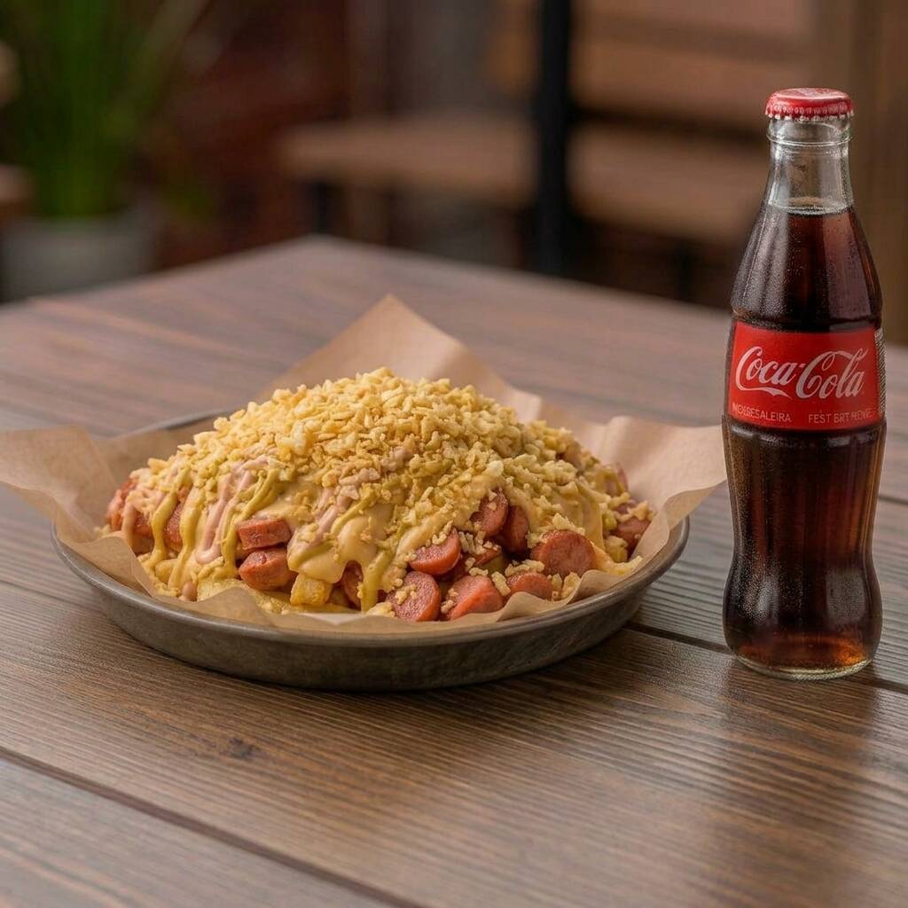 COMBO Salchipapa Especial + Bebida