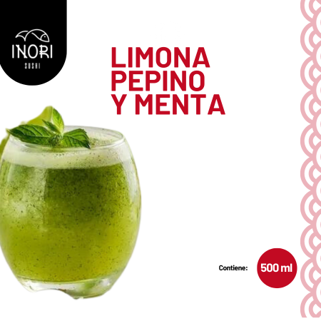 Limonada Pepino y Menta