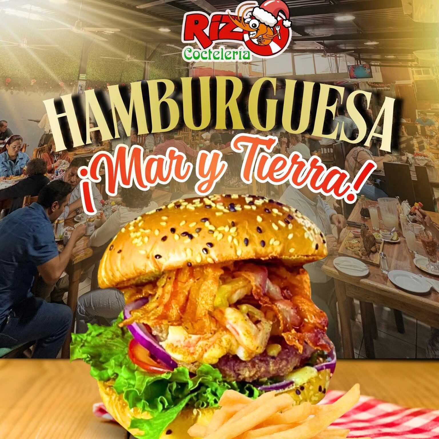 Hamburguesa Mar y Tierra