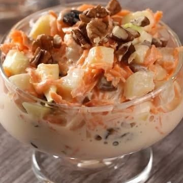 Ensalada de Manzana 🍎🥕🌰✨