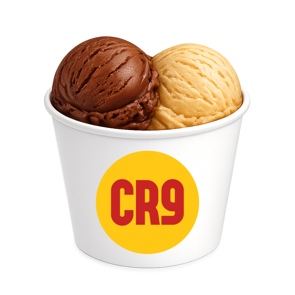 Helado 2 sabores