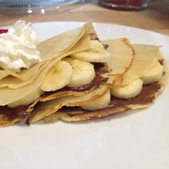 CREPA DE QUESO PHILADELPHIA CON PLATANO