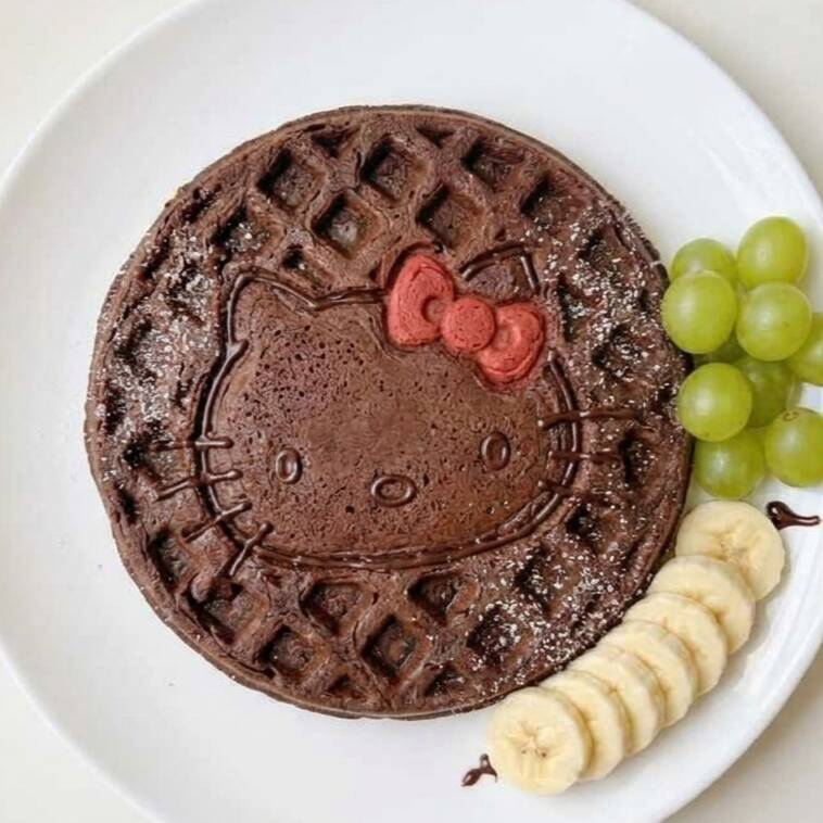 Kitty-Waffle Doble Chocolate