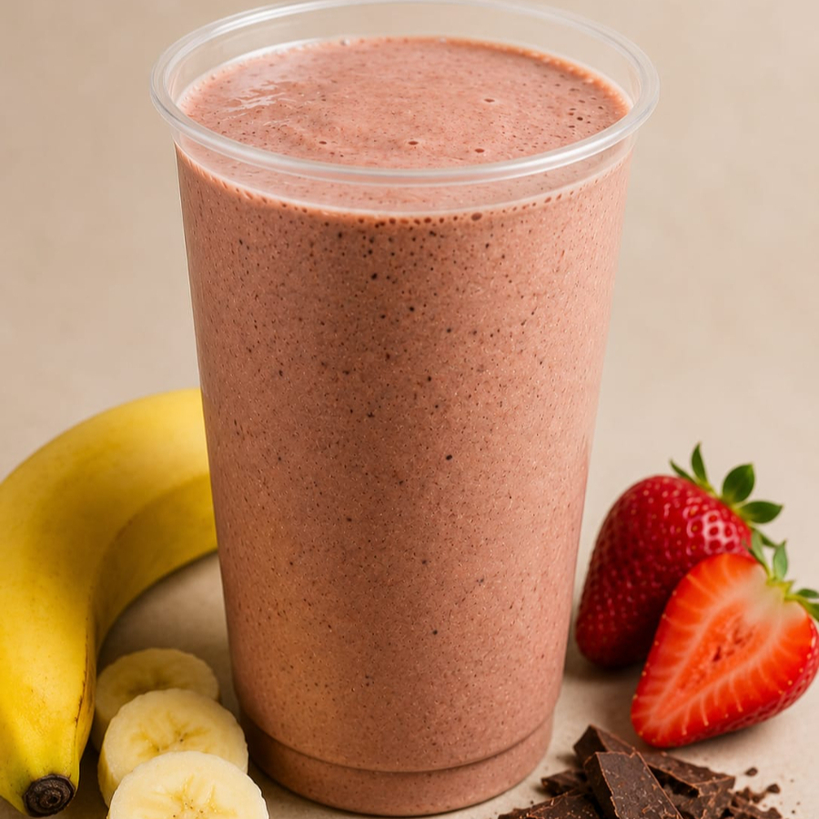 Manshake delice 🍓🍌🍫