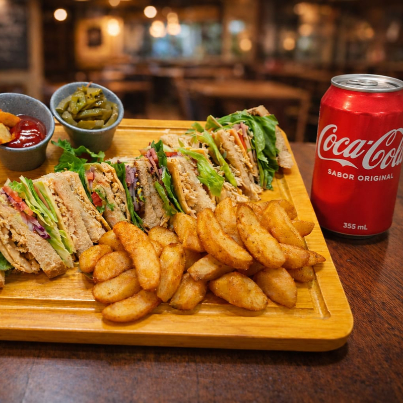 CLUB SANDWICH+COCA COLA 355ML