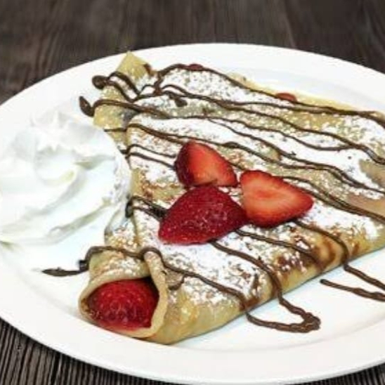 Crepa de Nutella con Fresas