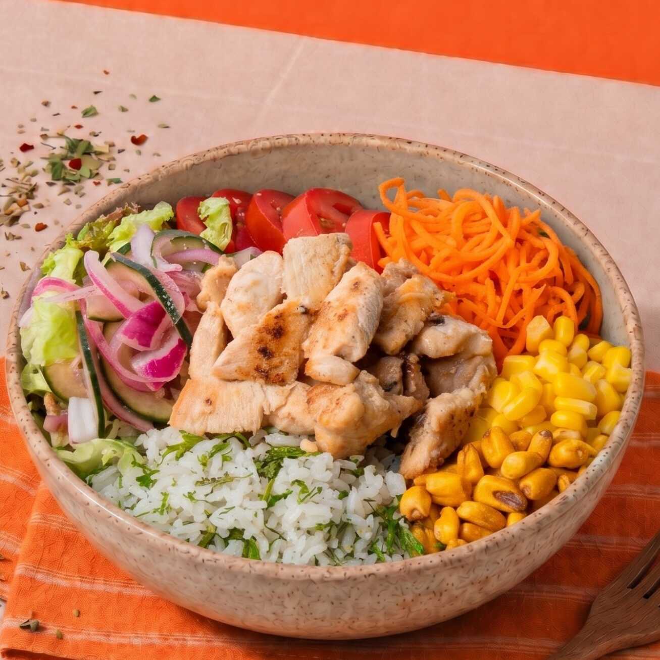 Menú Fresco Pollo Bowl