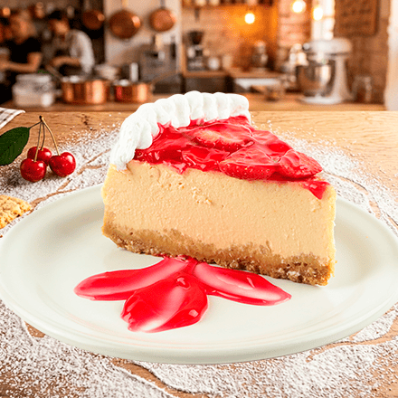 Pay De Queso Con Fresas