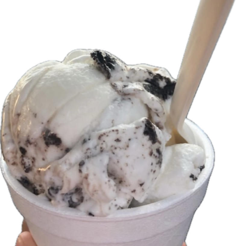 Vaso de Helado Galleta 3 Bolitas