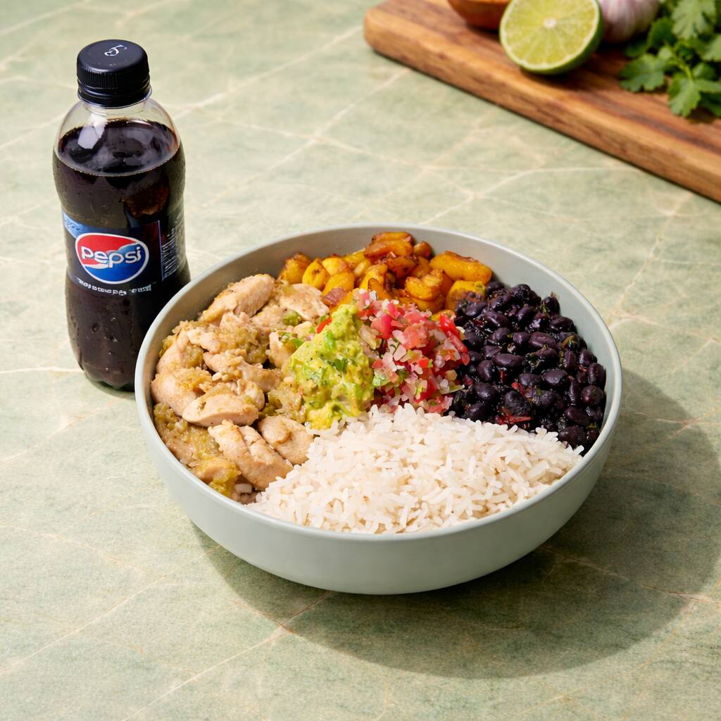 Combo Menú Pollo Tinga Bowl