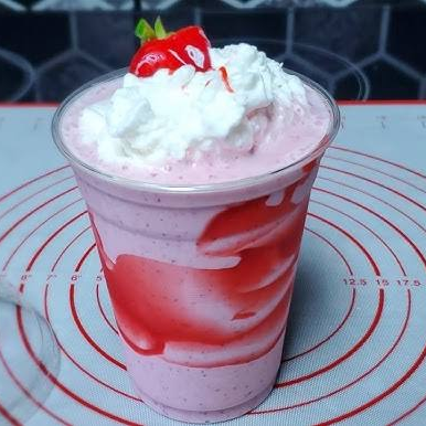 Malteada de Fresa