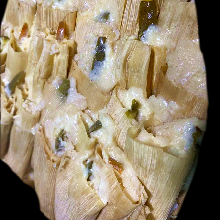 Tamales de Rajas con Queso