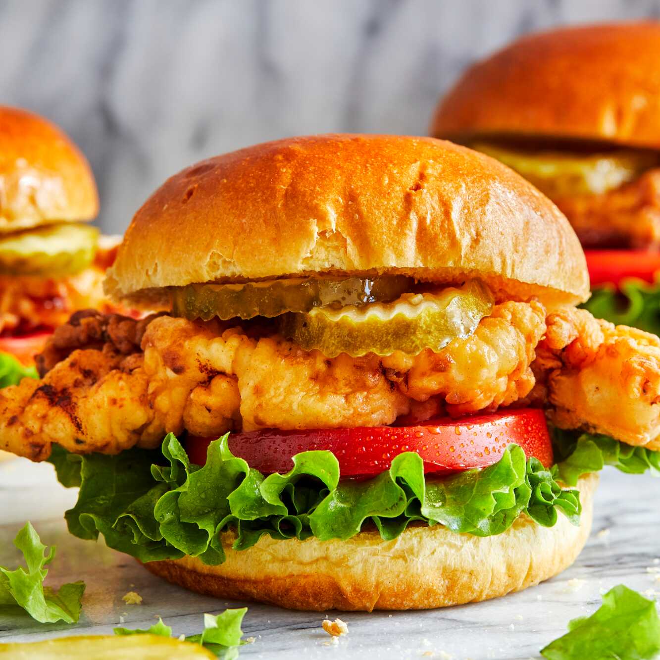 Chicken BURGER estilo (chick fil A)