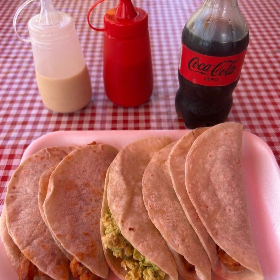 Combo 5 Tacos y Refresco Sin Azucar 355 Ml