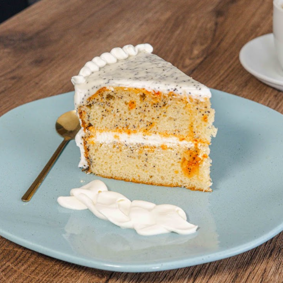 Torta de Vainilla y Amapola