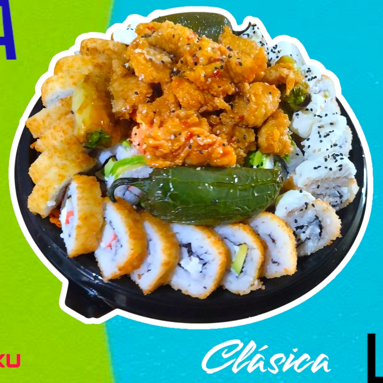 charola clásica con boneless