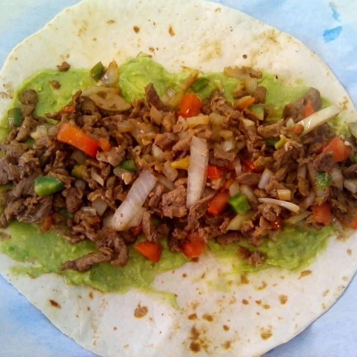 Burrito de Bistec  a la Plancha