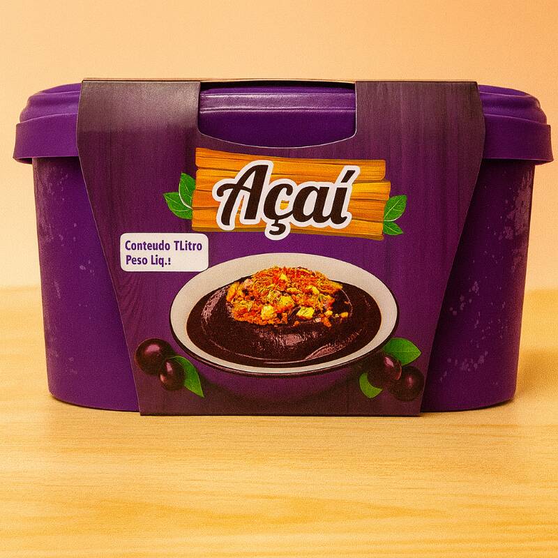 Açaí cremoso para compartilhar (ou não!). Perfeito para a família ou para matar aquela super vontade.