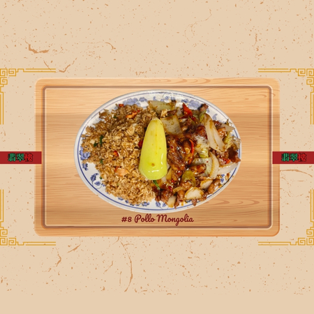 Lunch No. 8 – Pollo Mongolia