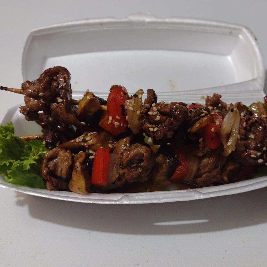 Yakitori de res