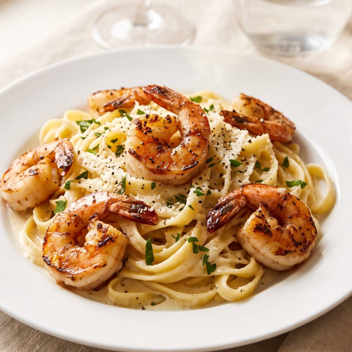 Fetuccini de Camarón