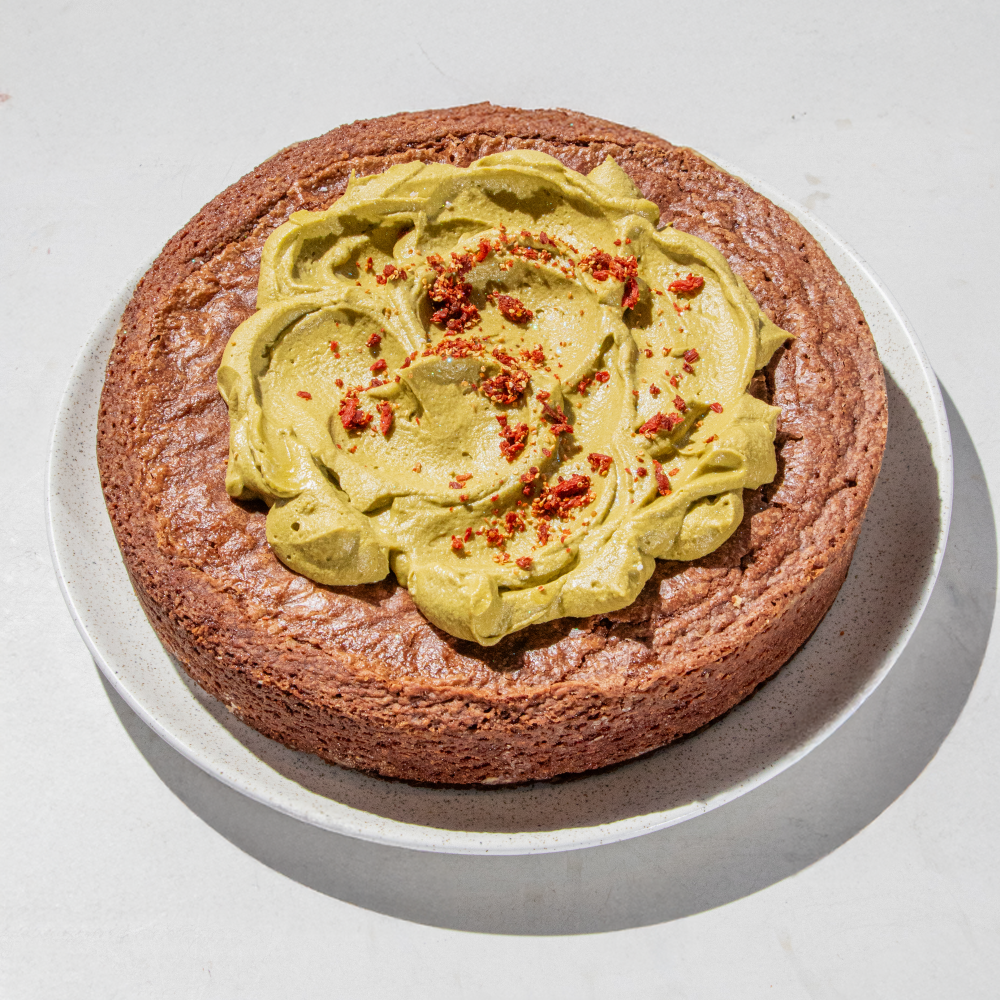 Torta brownie pistacho