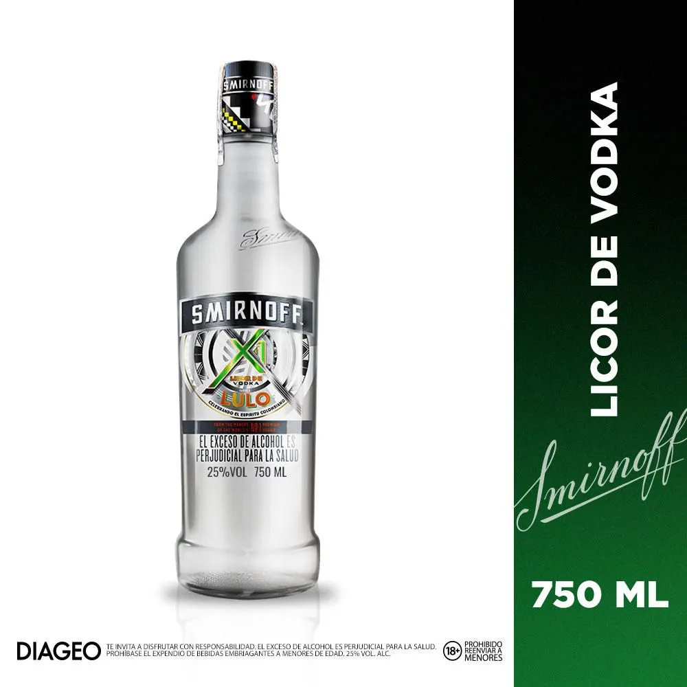 Vodka Smirnoff Lulo 750 ml
