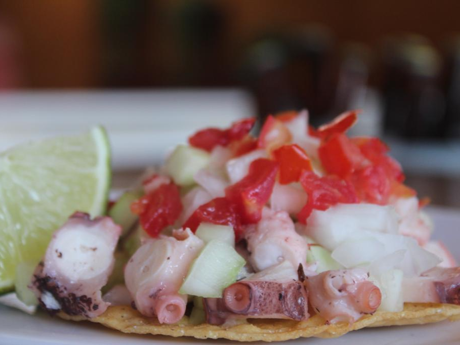 Tostada de Pulpo
