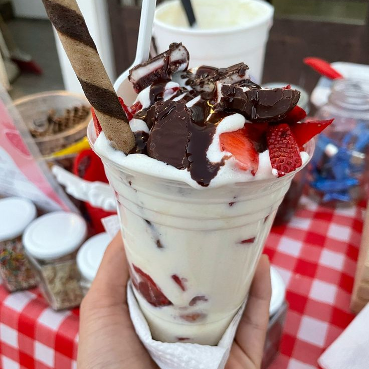 Fresas con Crema Crunch