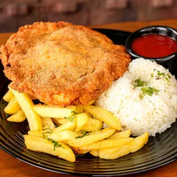 Milanesa con Papas Fritas