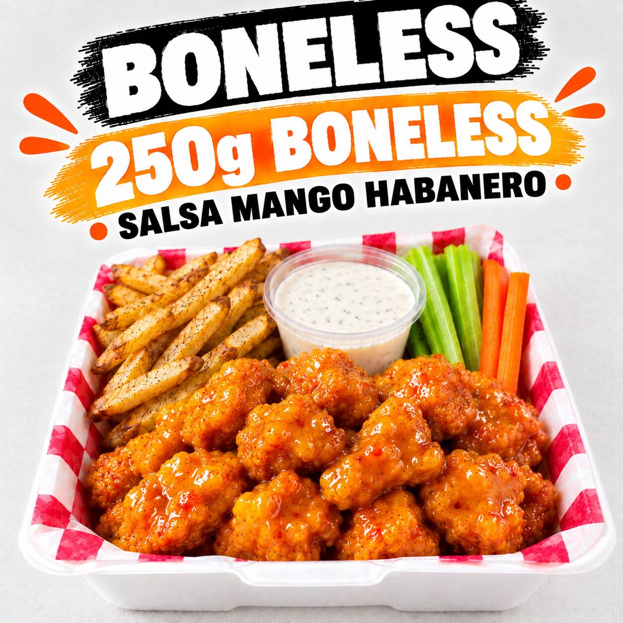 Combo Individual Boneless Mango Habanero 250 G