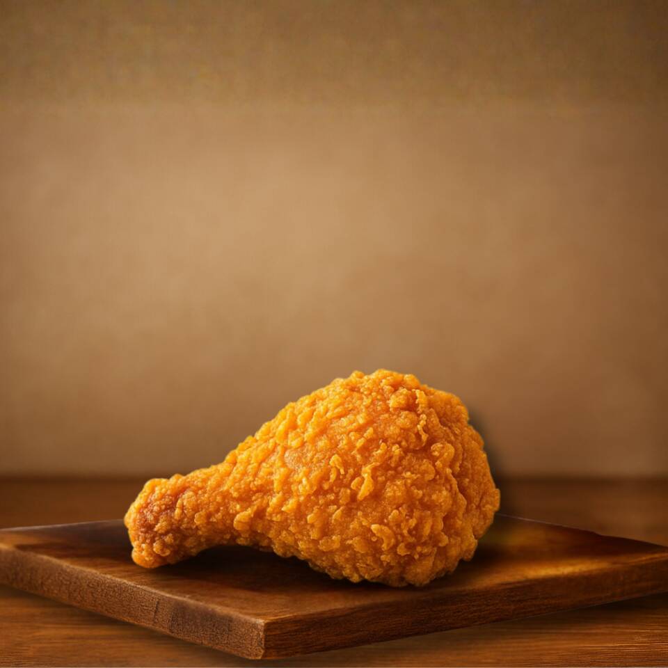 Pieza de Pollo Frita Muslo