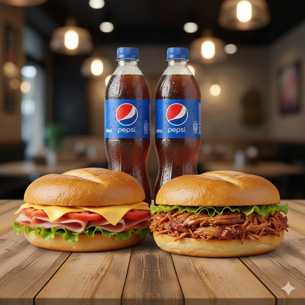 TORTA JAMON TORTA PIERNA 2 REFRSCOS