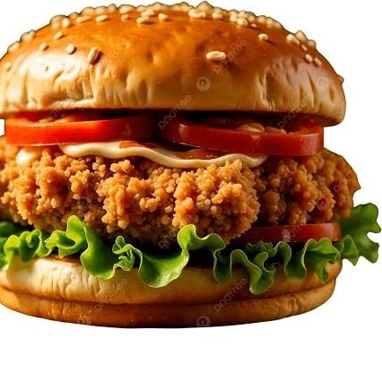 Hamburguesa estilo kfc