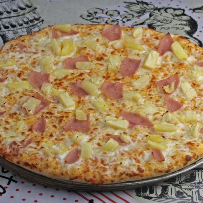 Pizza familiar #hawaiana